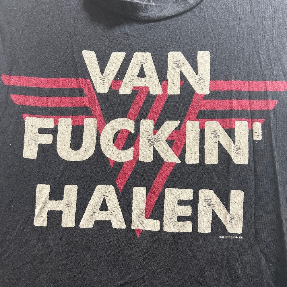 Chaser Van Fuckin Halen Tank Top LA Brand  Muscle Tee -Small